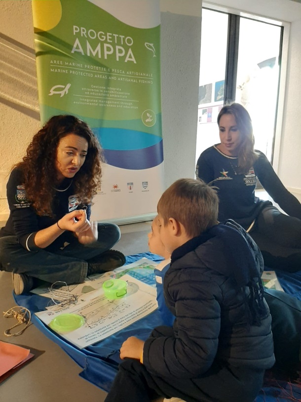 AMPPA education lab with children